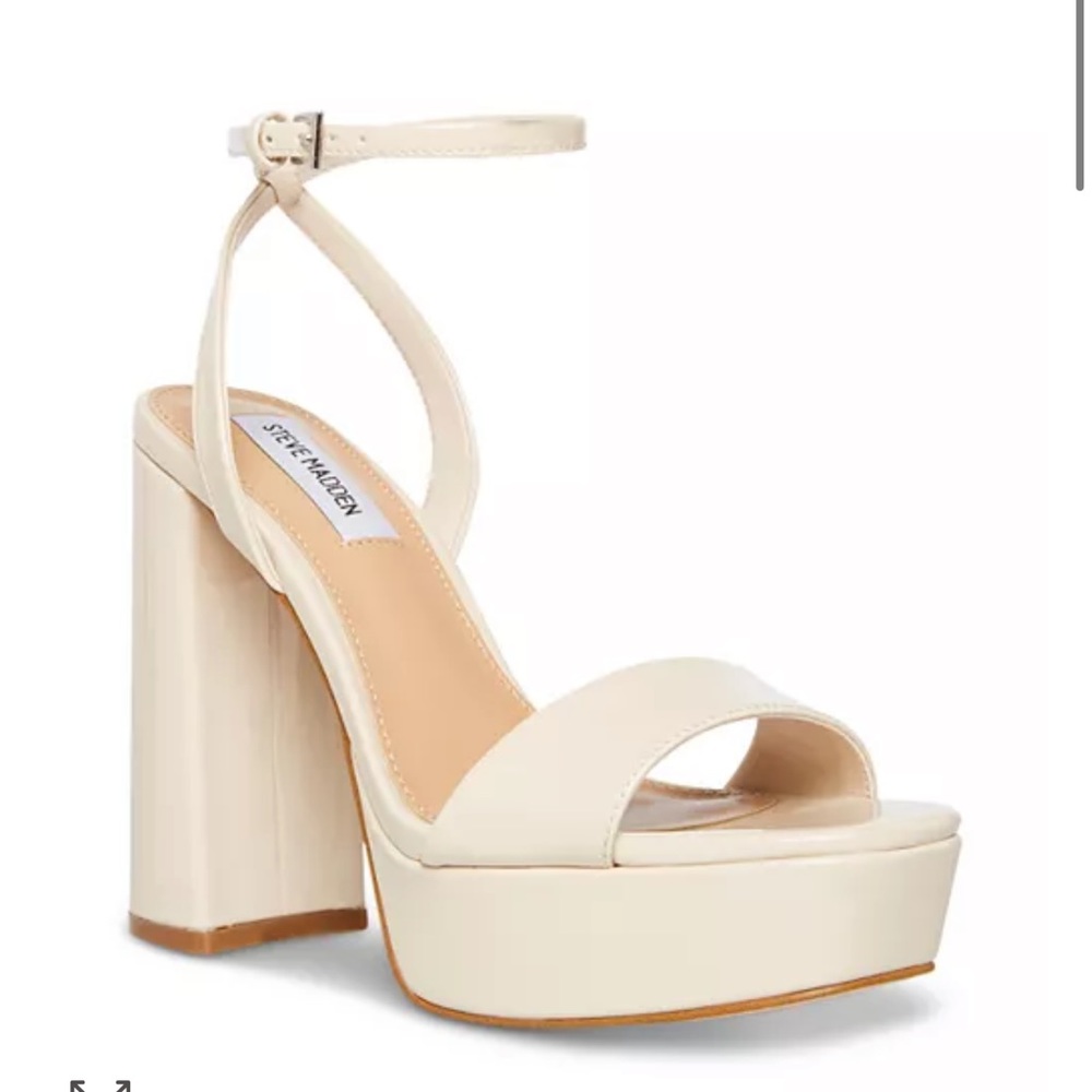STEVE MADDEN Women's Lessa High Heel Platform Sandals